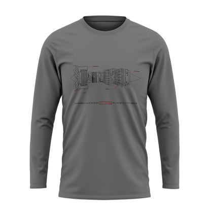 JET ENGINE|FULL SLEEVE SHIRT