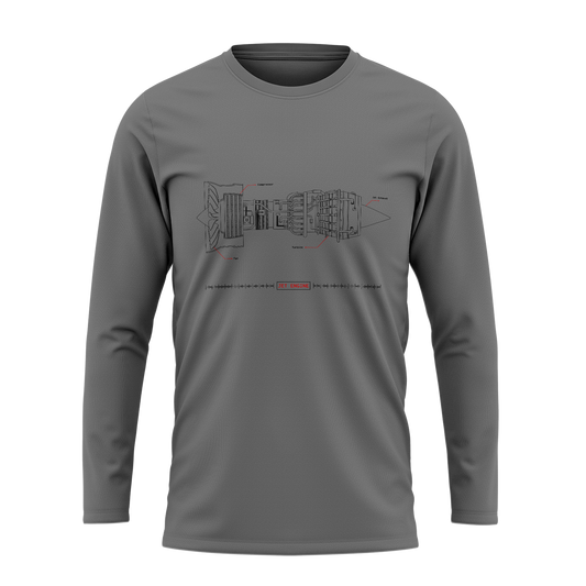 JET ENGINE|FULL SLEEVE SHIRT