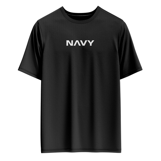 NAVY|OVERSIZED TEE SHIRT