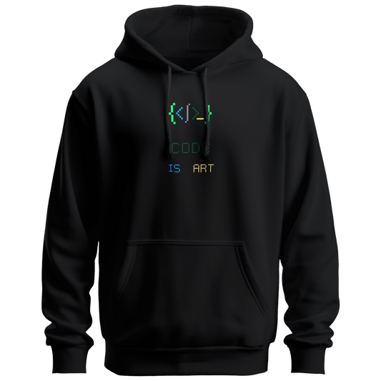 CODE IS ART|HOODIE