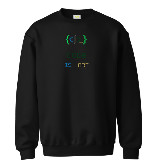 CODE IS ART|SWEATSHIRT