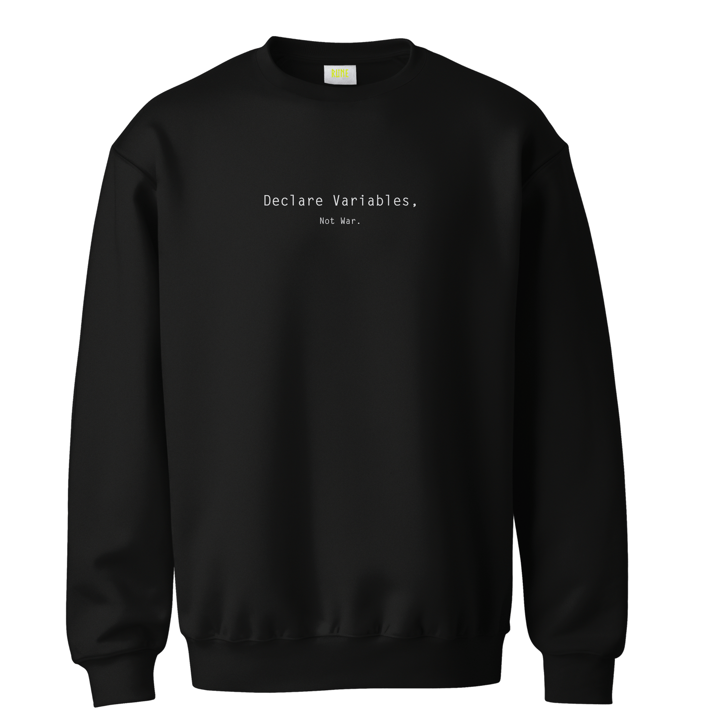 DECLARE VARIABLE|SWEATSHIRT